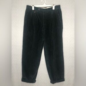 VTG Paul Stuart Men's 34x28 Corduroy Pants Cuffed Pockets Soft Baggy